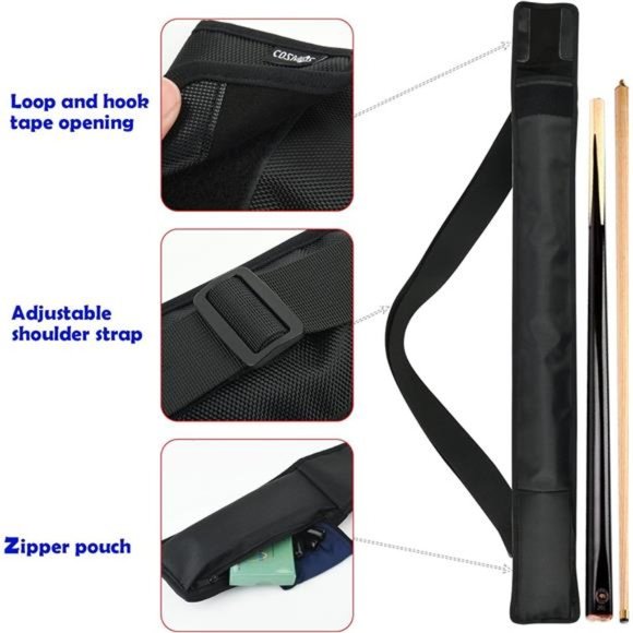 Cosmos Billiard Pool Cue Stick Carrying Case Bag Snooker Cue Stick Storage Pouch - Picture 2 of 7